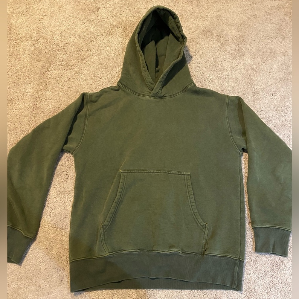 tna army green hoodie